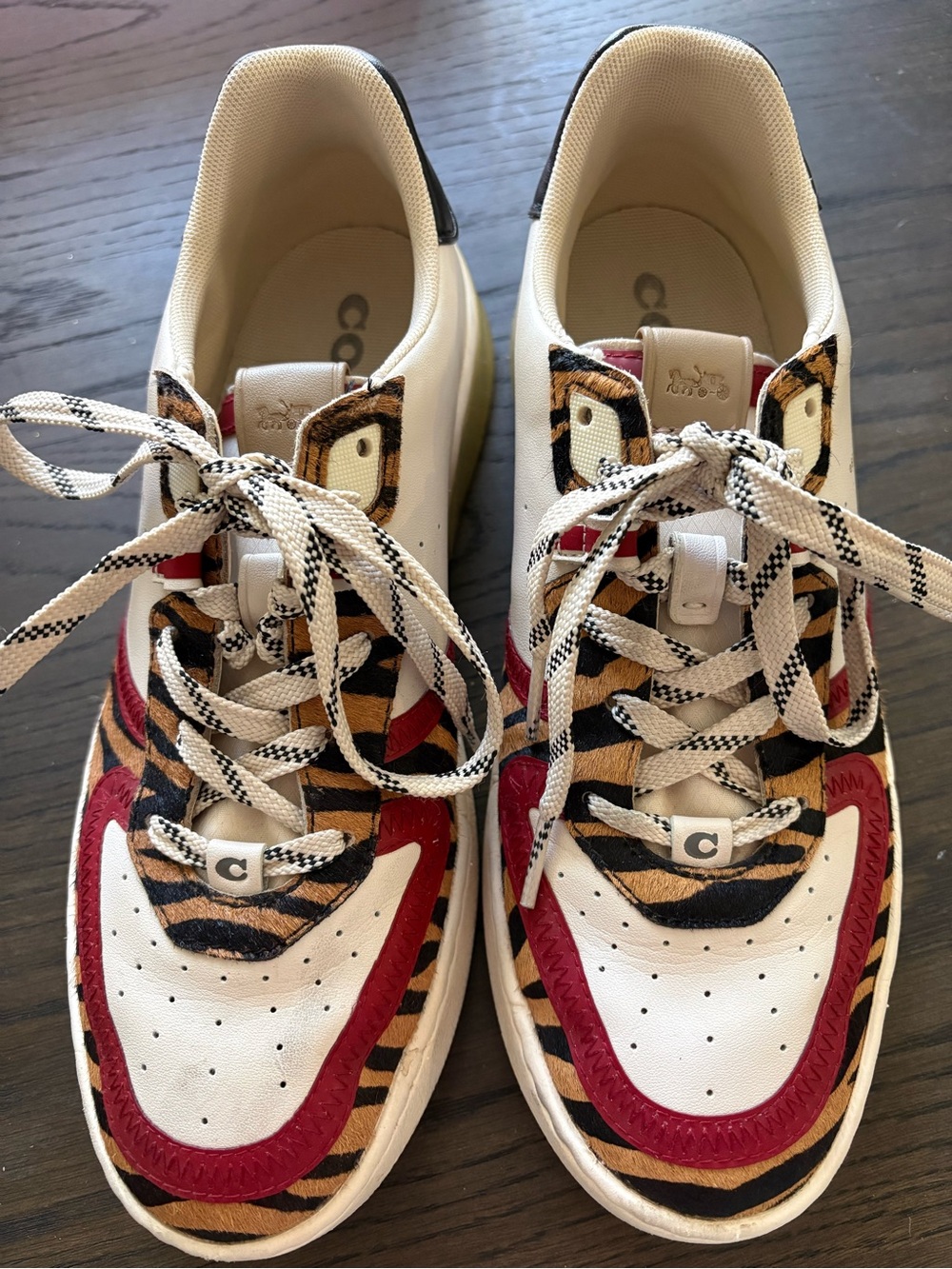 Coach Leopard Print Sneakers